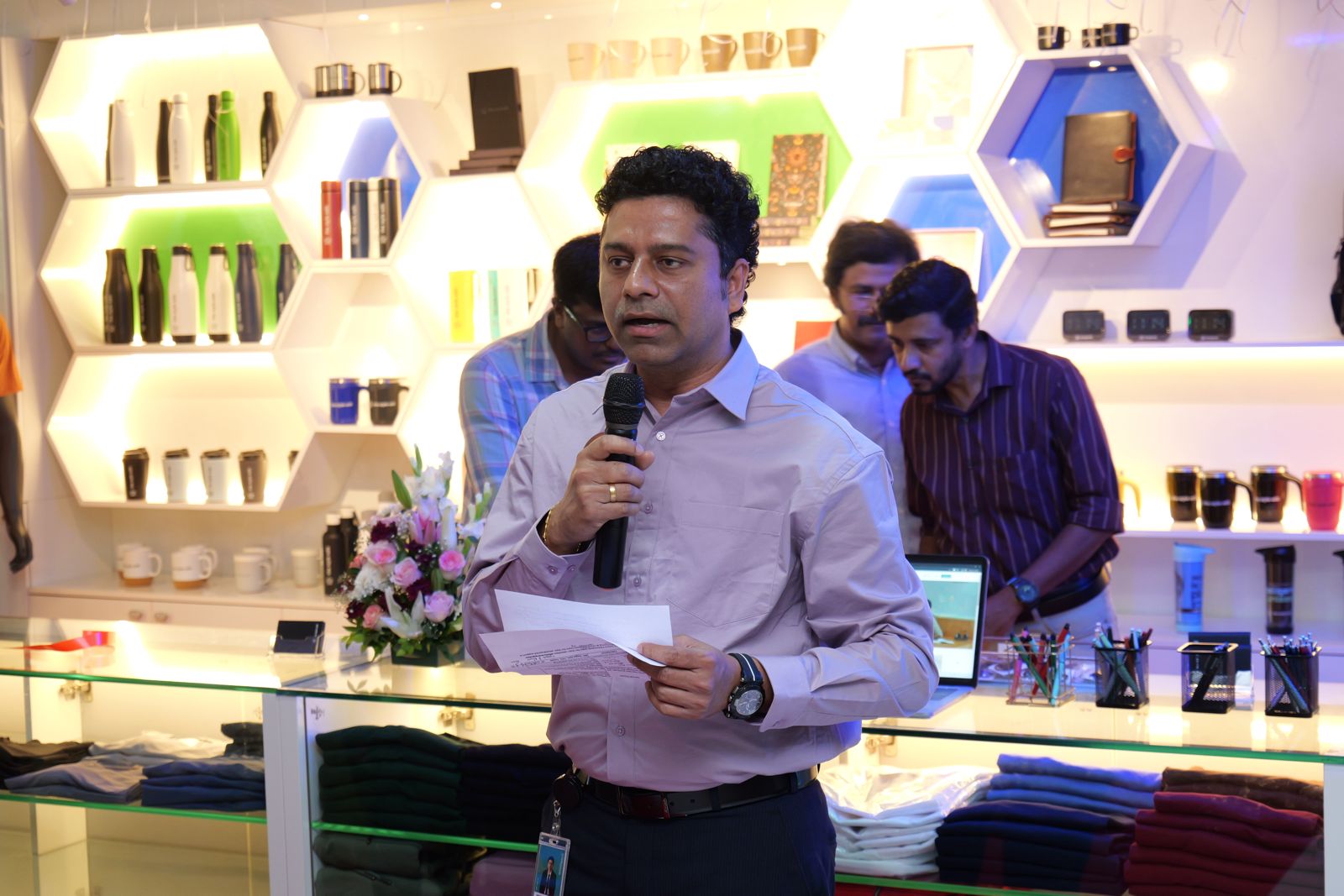 Mr. Vasanth Varada addressing the gathering