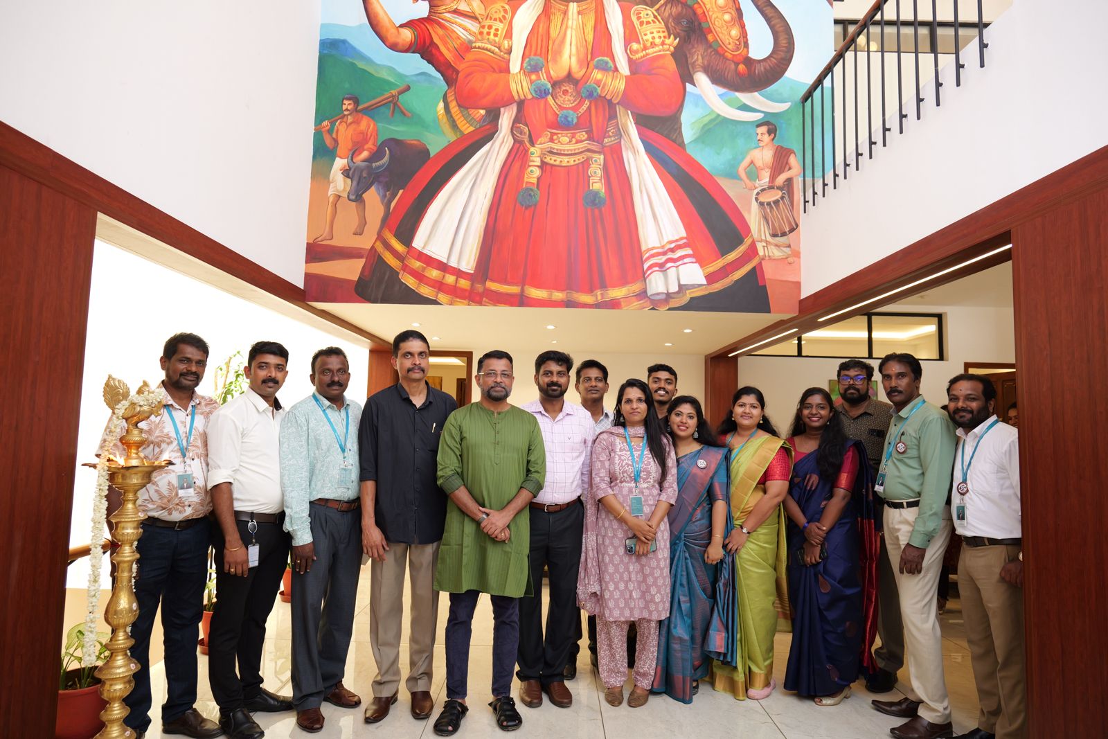 Team Technopark at the newly renovated guest house.