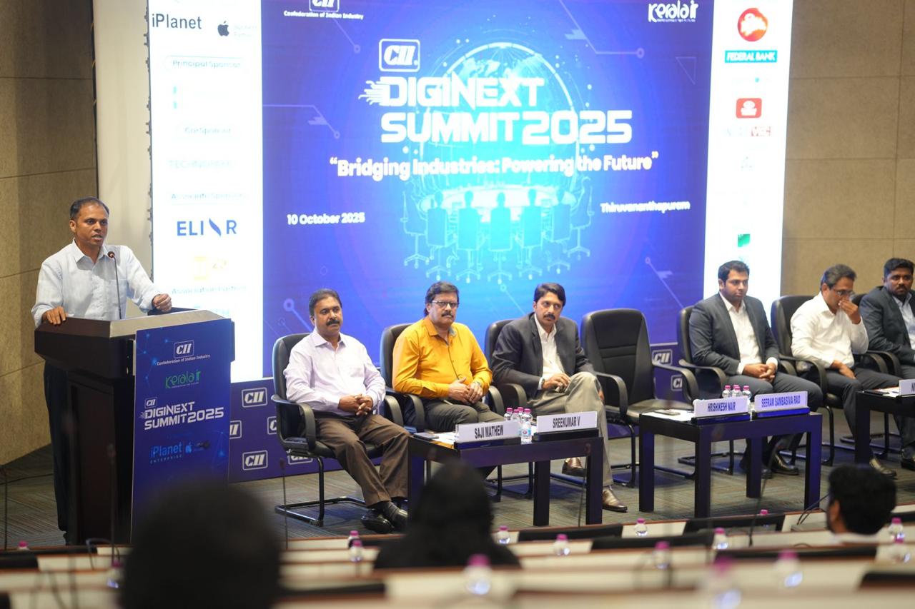 The dignitaries at the inaugural session of CII DigiNext Summit 2025.