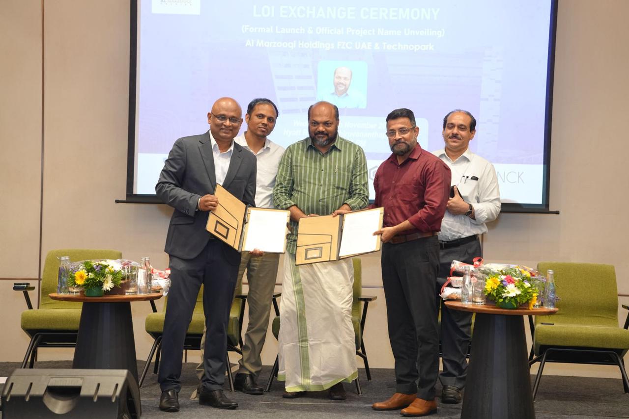 Technopark Phase III to Host ₹850-Crore Infra Project by UAE’s Al Marzooqi Group