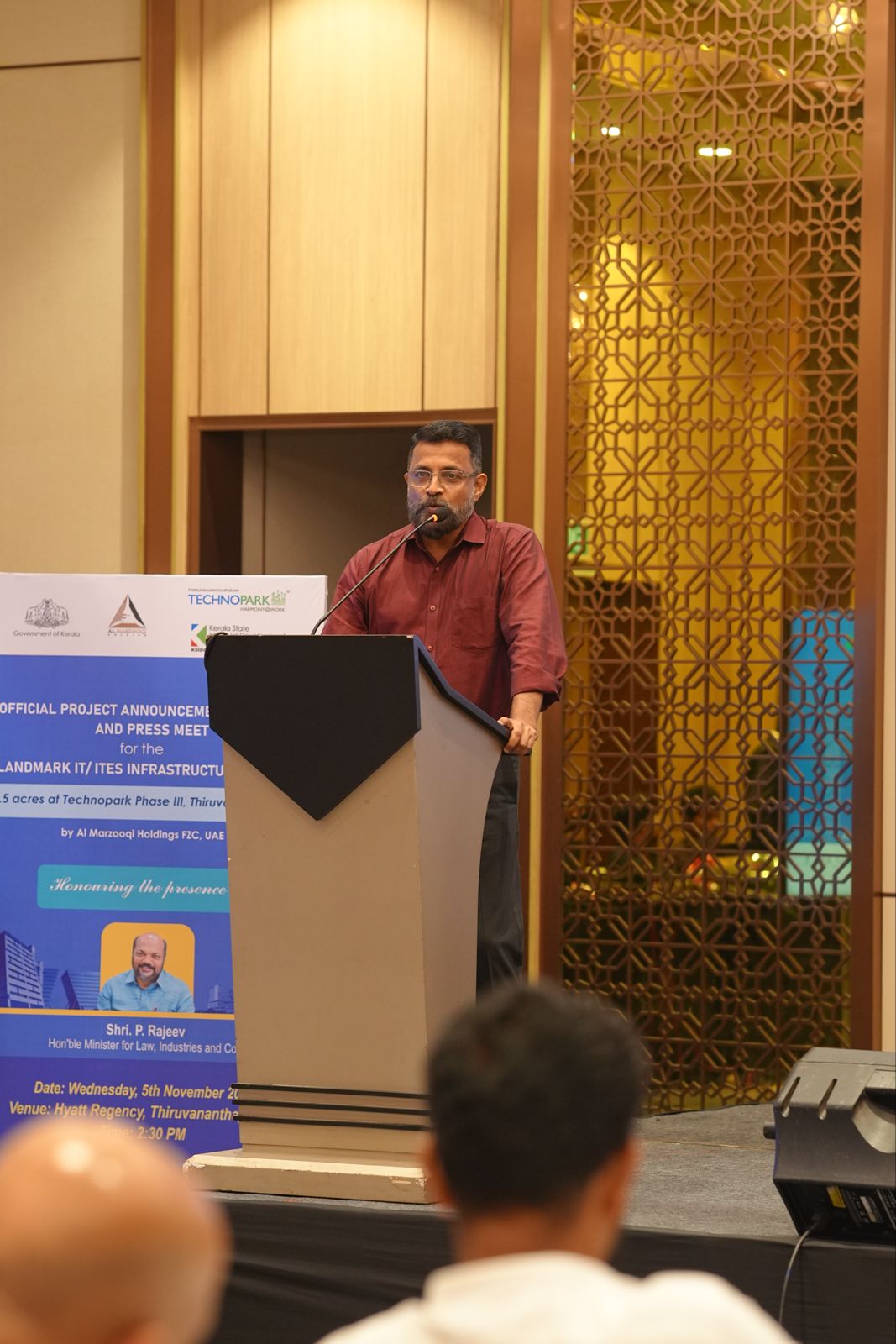 Col Sanjeev Nair (Retd.), CEO, Technopark, emphasized the landmark project as a major milestone in Kerala–UAE investment collaboration, strengthening the state’s global appeal.